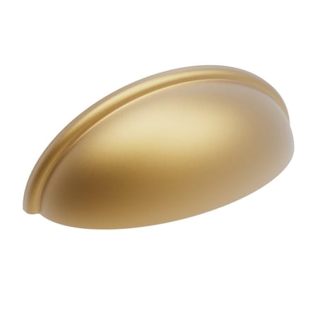 Heritage Designs Transitional Cup Pull 3 Inch Center to Center Brushed Brass Finish, 10PK R077748BBX10B